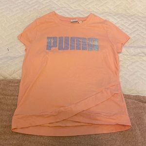 Pink/orange Puma Sports T-shirt